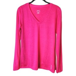 Reebok Play Dry V-necked Athletic Top Size Small